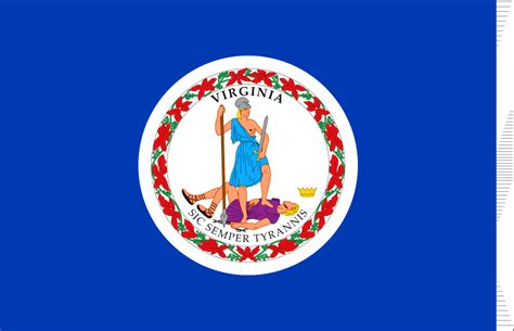 Buy Virginia State Flag Online Printed And Sewn Flags 13 Sizes