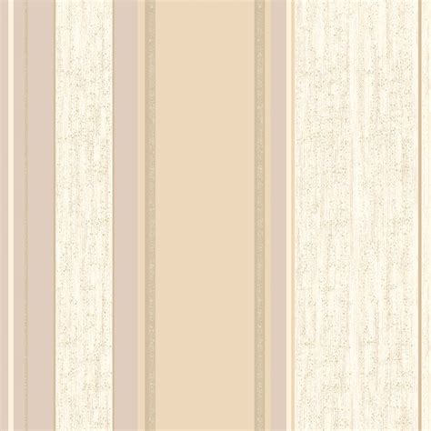 Vymura Synergy Soft Gold Cream Glitter Wallpaper Stripe Floral