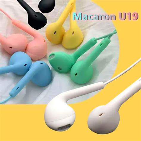 U19 Macaron Color In Ear Wired Earphone Universal Headset Lazada Ph