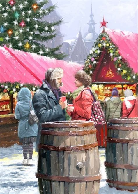 Christmas In Painting By Richard Macneil 5 Art Kaleidoscope