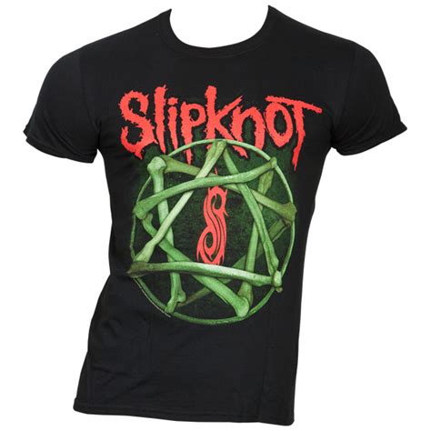 Slipknot T Shirt Bone Star Black Rocknshop