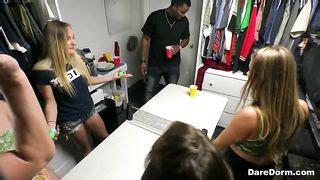 Naked College Girls Celebrate Winning The Tournament With A Lesbian Orgy In The Locker Room