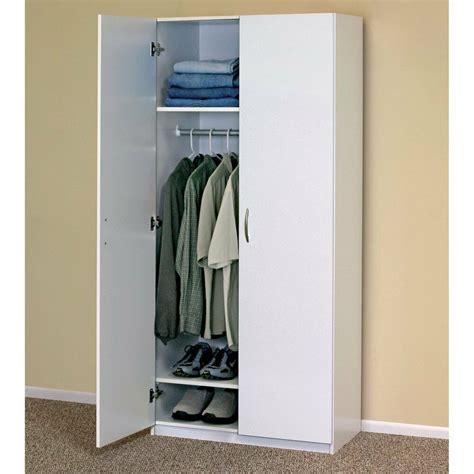 Buy living room storage cabinets online at hometown. WHITE WARDROBE CABINET Clothing Closet Storage Modern ...