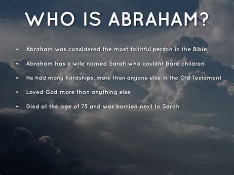 Abraham Presentation By Jordan Aceves