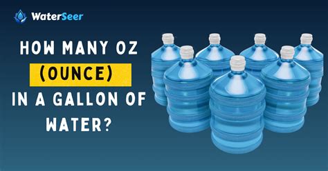 How Many Oz Ounce In A Gallon Of Water