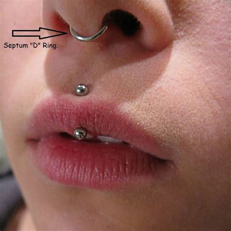 18g Septum Ring 2pcs Annealed Surgical Steel 18g 10mm And 8mm