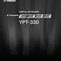 Yamaha Ypt 320 Manual