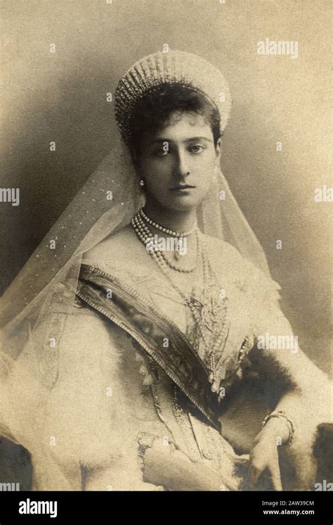 Limperatrice Russa Tsarina Alexandra Fyodorovna Feodorovna