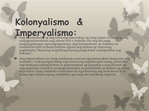 Ano Ang Naging Impluwensya Ng Kolonyalismo At Imperyalismo Sa Timog