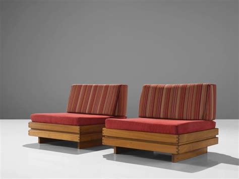 French Set Of Two Modular Chairs For Sale At 1stdibs