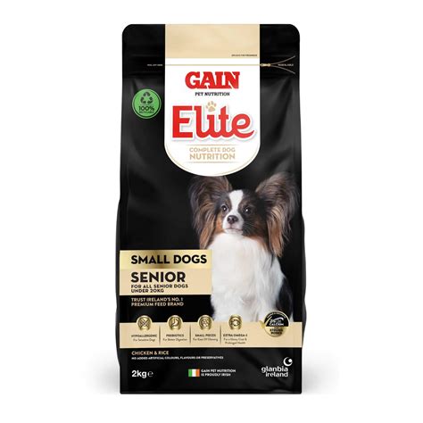 Gain Elite Small Breed Adult Senior Dog Food Pet Bliss Ireland