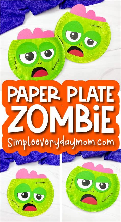 Zombies Are Coming But With This Paper Plate Zombie Craft You Won