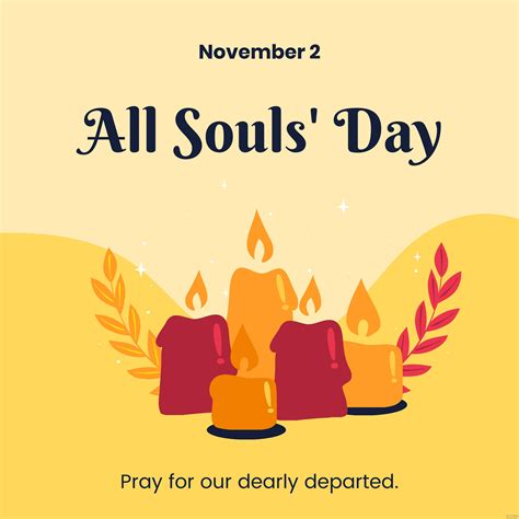 Free All Souls Day Banner Template Download In Illustrator