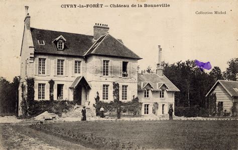 Civry La Forêt ChÂteau De Bonneville Carte Postale Ancienne Et Vue