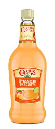 chi chi s peach margarita ready to drink cocktail single bottle 1 75 l