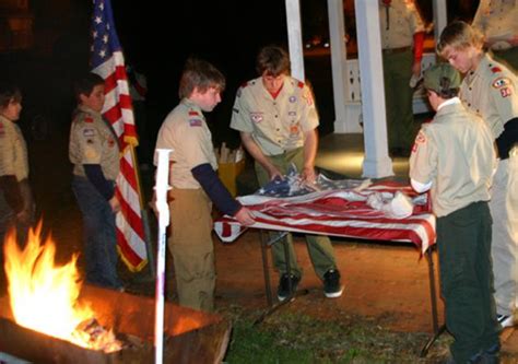 Flag Retirement Ceremony The American Legion Centennial Celebration