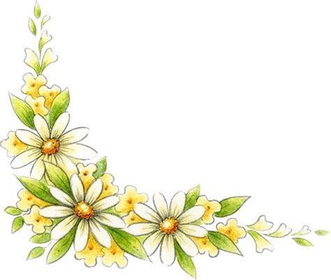 Download High Quality Clipart Flowers Corner Transparent Png Images