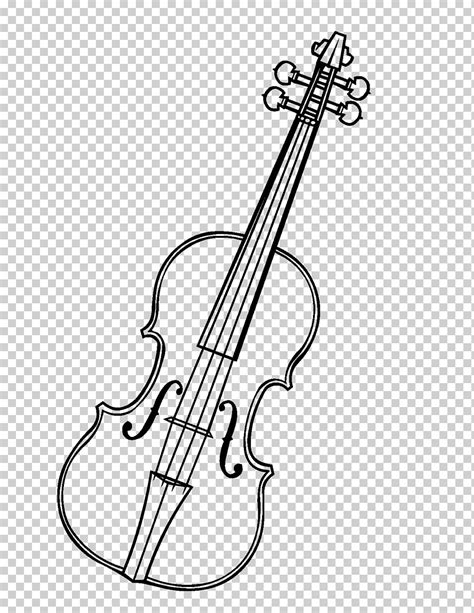 Violín Libro Para Colorear Violonchelo Violín Instrumentos Musicales