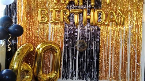 60th Birthday Party Decoration Ideas At Home Using Balloons Father S 60th Birthday Party