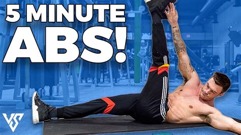 5 Minute Abs For Stronger Six Pack Hit All 4 Muscles V Shred Youtube