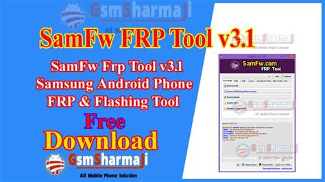 SamFw Tool V One Click FRP Unlock Android