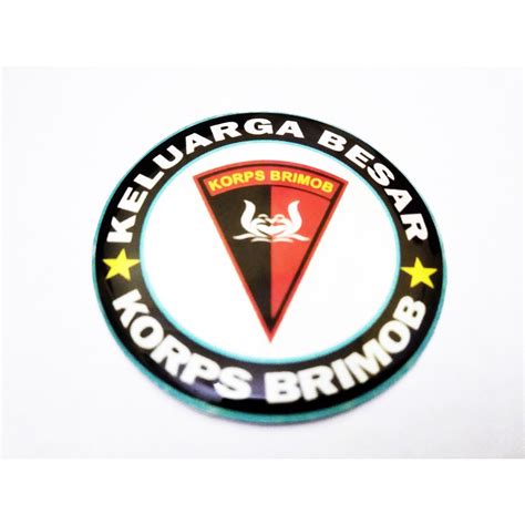 Jual Stiker Timbul Atau Stiker Emblem Logo Korps Brimob Limited Edition