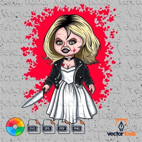 Tiffany SVG Bride of Chucky Tiffany Digital File Download | Etsy