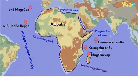 Всичко най важно Географско положение на Африка География 5 клас