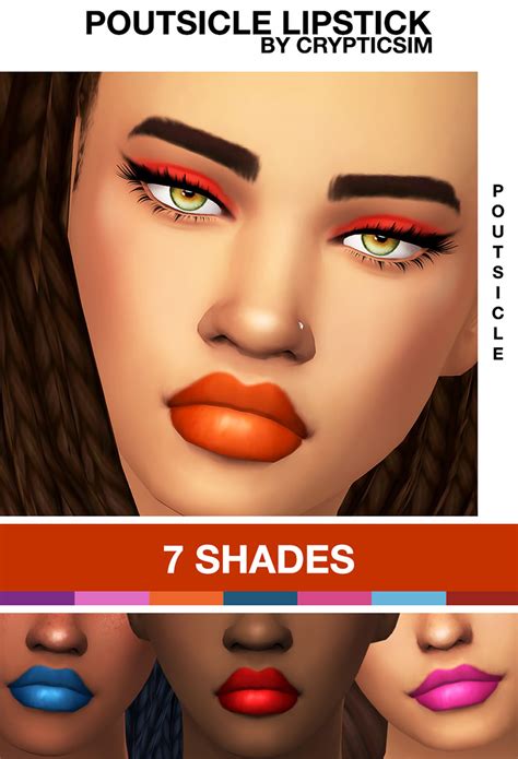 Sims 4 Maxis Match Cc Lips Lipstick Lip Gloss Fandomspot Parkerspot