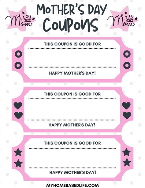 Mother's Day Coupons Printable Free
