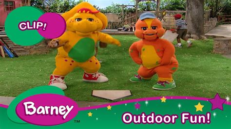 Barney Outdoor Fun Bj And Riff Season 10 Youtube