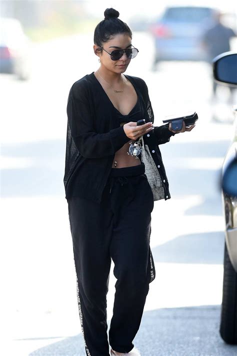Vanessa Hudgens Shows Off Her Washboard Abs As She Heads For Her Pilates Class In Los Angeles