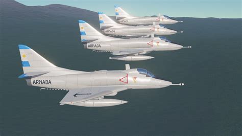 Juno New Origins Douglas A 4q Skyhawk Of The Armada Argentina