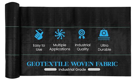 Super Geotextile Woven Geotextile Fabric For Driveway And