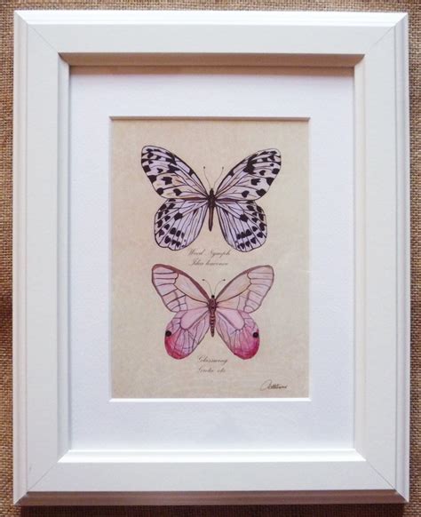 Butterfly Framed, Butterfly Picture, Butterfly Painting, Butterfly Print, Butterfly gift - One ...