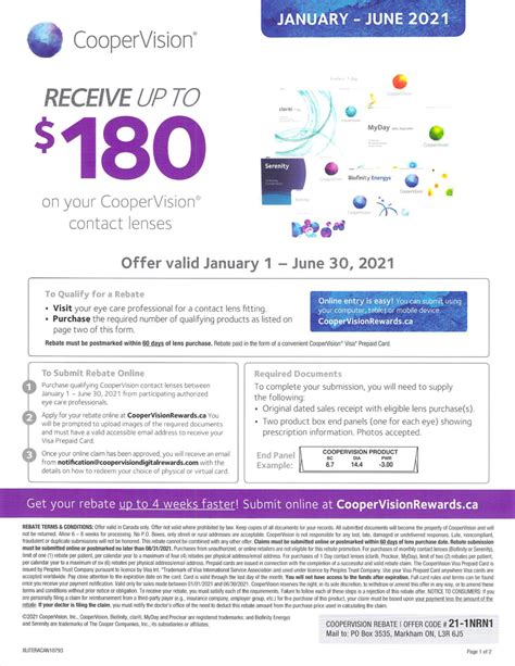 REVeal Contact Lenses Rebate