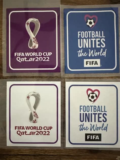Fifa World Cup Qatar 2022 Jersey Patch Set 1500 Picclick