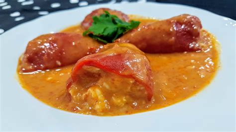 There is no universal recipe for chiles rellenos, though there are some specific type of chiles rellenos such as. Pimientos del piquillo rellenos de gambas - La Cocina de ...