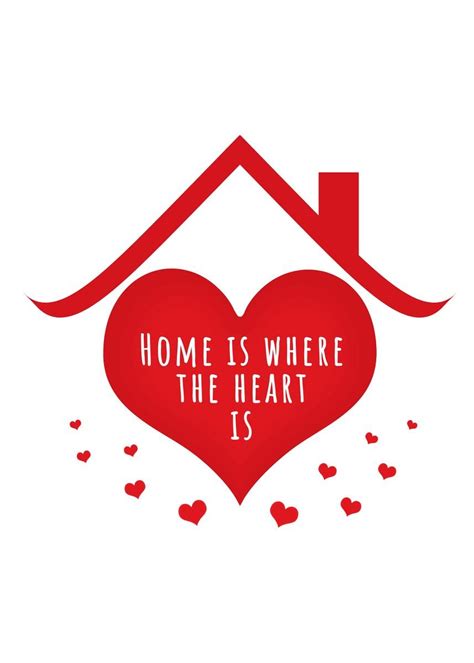 home is where the heart is poster by homestead digital displate