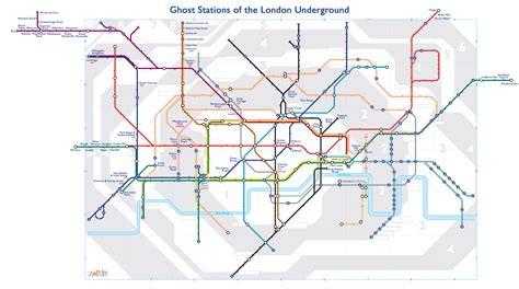 High Resolution London Underground Map