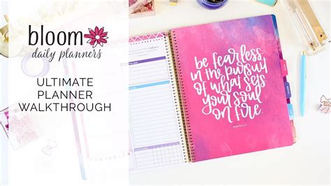 Bloom Daily Planners Ultimate Planner A Planner Notebook