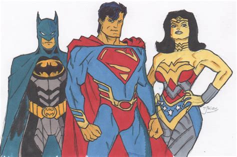 Dc Trinity Redesign Colored By Rulkout1993 On Deviantart