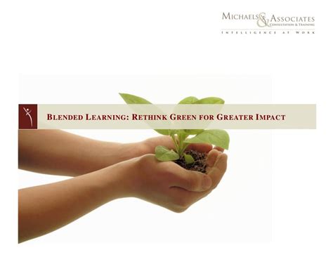 blended-learning-rethinking-go-green by Michaels | Blended learning, Blended learning resources ...