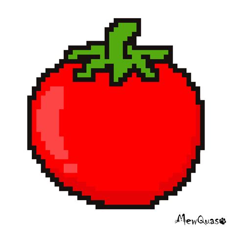 Pixel Art Tomato By Mewquaso On Deviantart