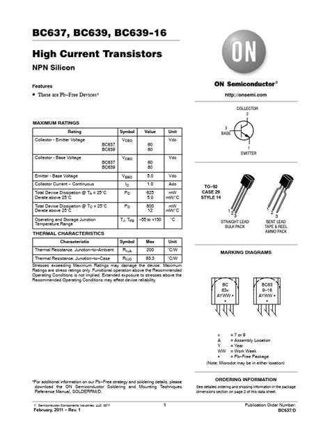 Bc Transistor Pinout Equivalent Specs Uses And Other Off