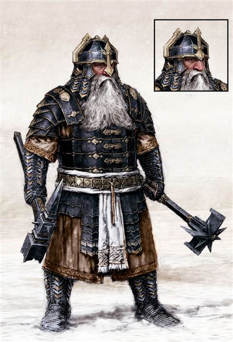 Balin Regal Mithril Heavy Armour Fantasy Dwarf Fantasy Character
