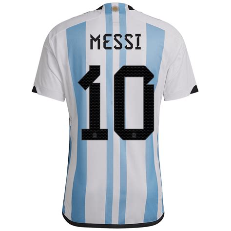 Adidas Messi Argentina 2022 World Cup Home Men S Authentic Jersey Wegotsoccer