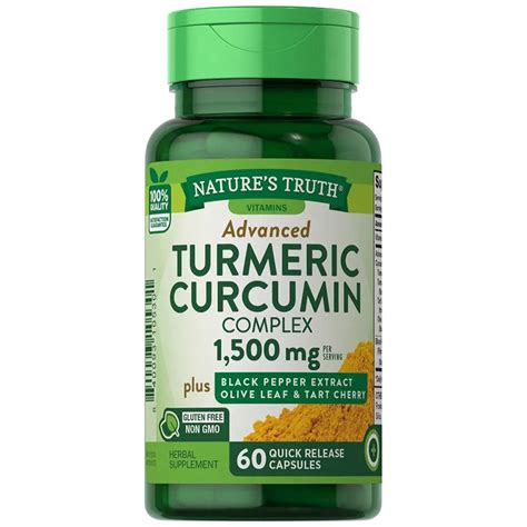 Natures Truth Advanced Turmeric Curcumin Complex 1500 Mg