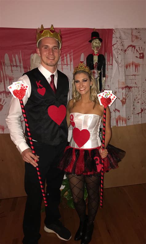 King And Queen Of Hearts Halloween Costume Queen Of Hearts Halloween