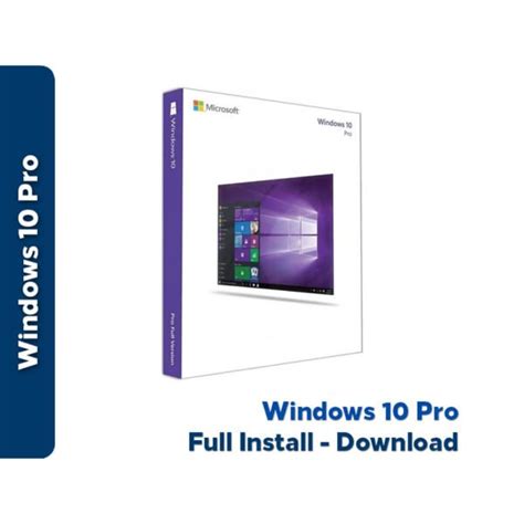 Microsoft Windows 10 Professional Full Install Download
